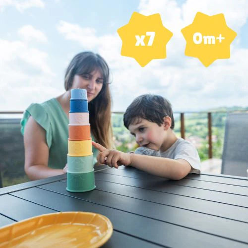 Jouets de bain empilables