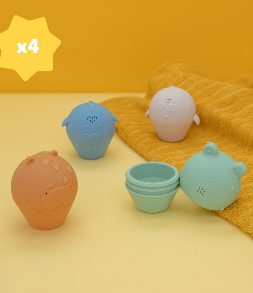 Lot de 4 aspergeurs en silicone