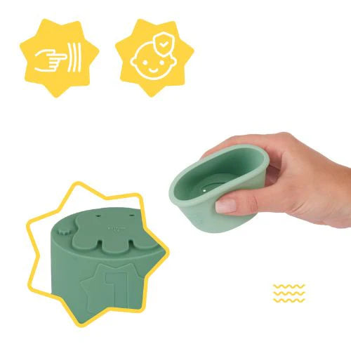 Jouets de bain empilables