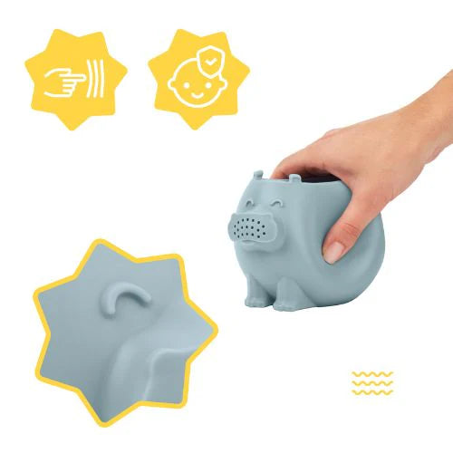 Jouet de bain arroseur Hippopotame