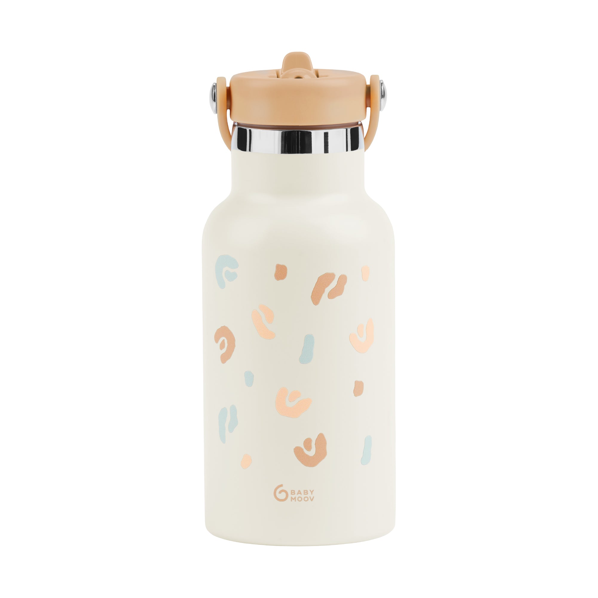 Gourde enfant inox isotherme Babymoov – Little Explorer Ivory