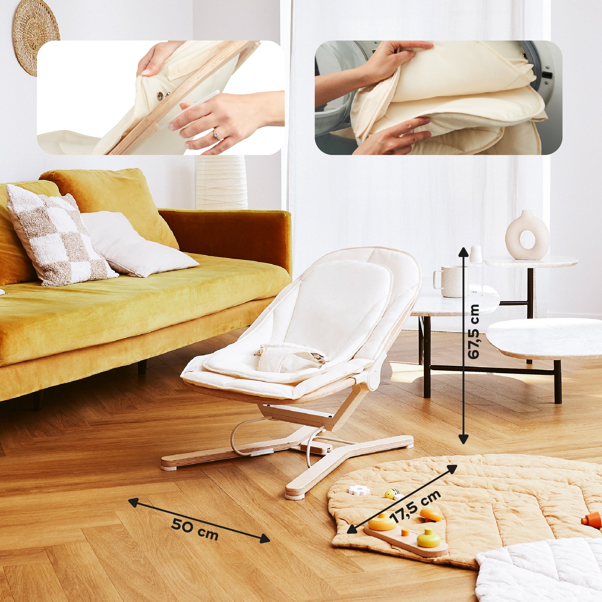 Transat bébé en bois Swoon Flow – Babymoov