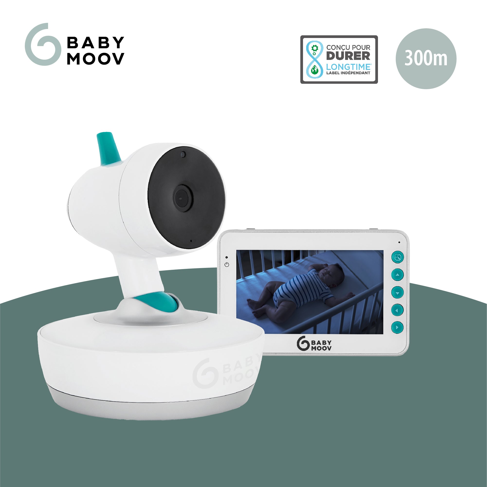 Babyphone Vidéo Imparfait - Caméra Motorisée - YOO-Moov