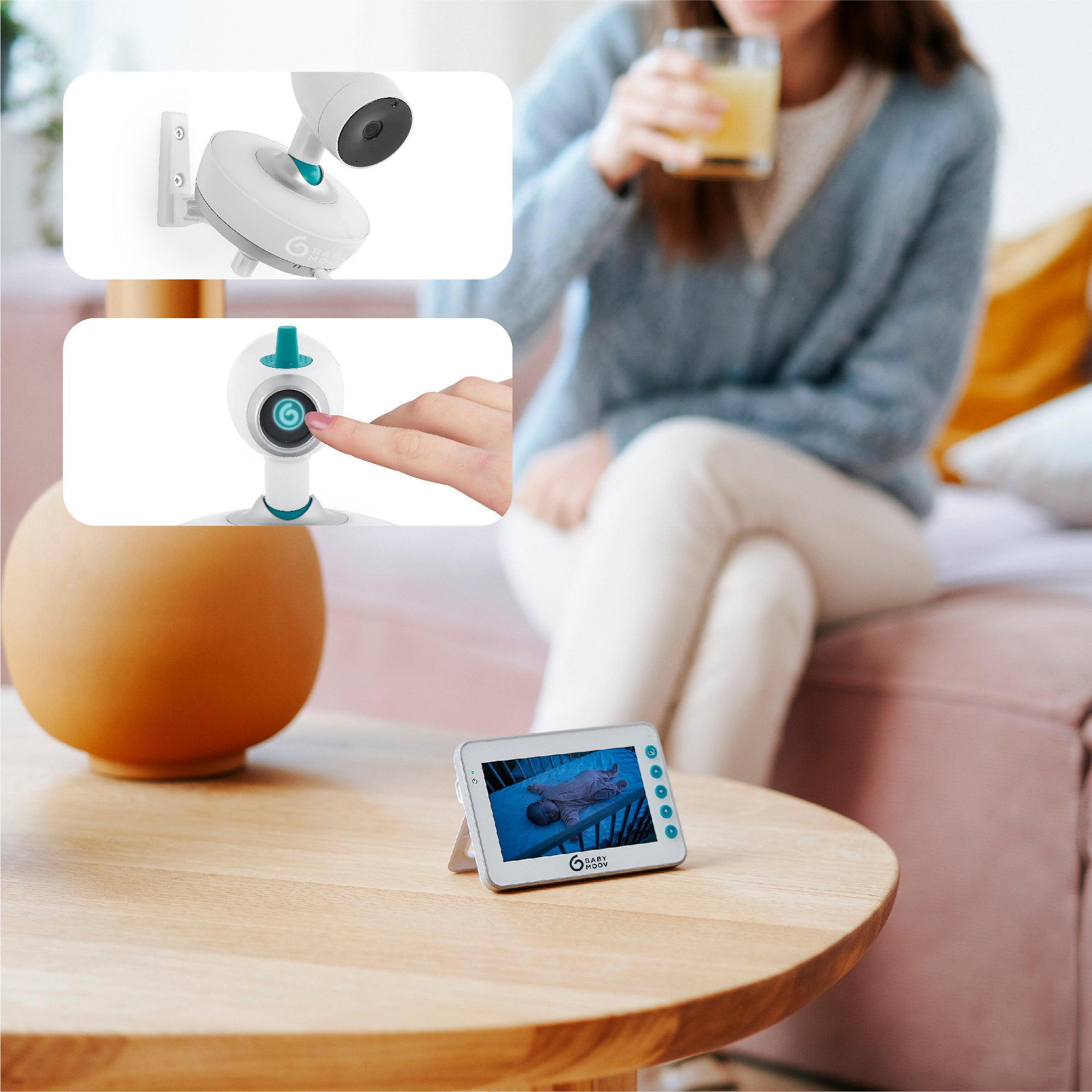 Babyphone Vidéo Imparfait - Caméra Motorisée - YOO-Moov