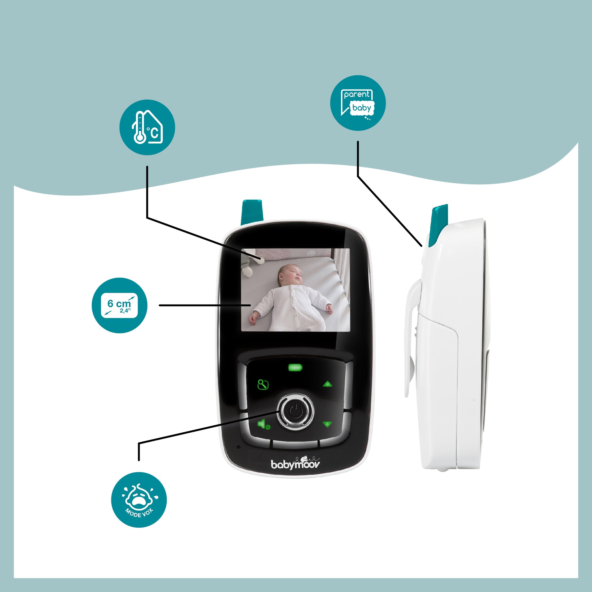 YOO-CARE Babyphone Vidéo