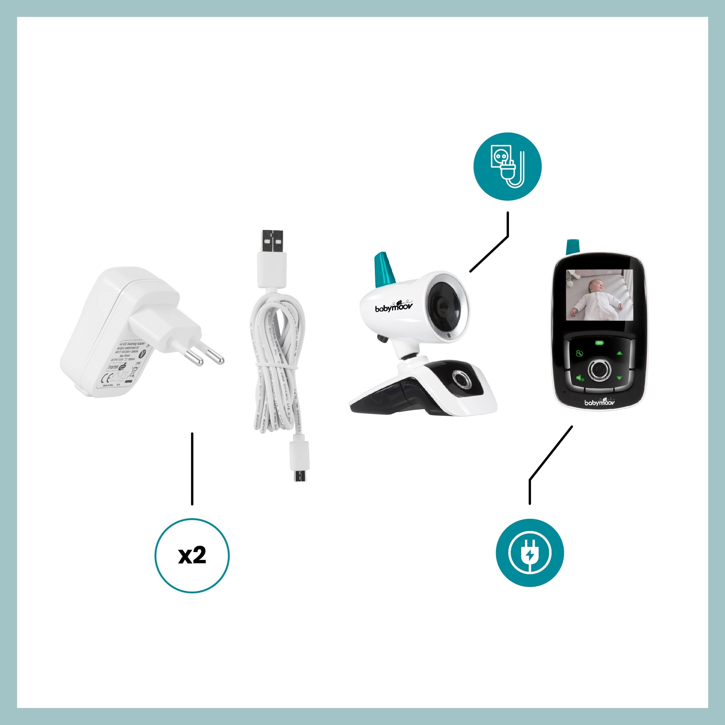 YOO-CARE Babyphone Vidéo