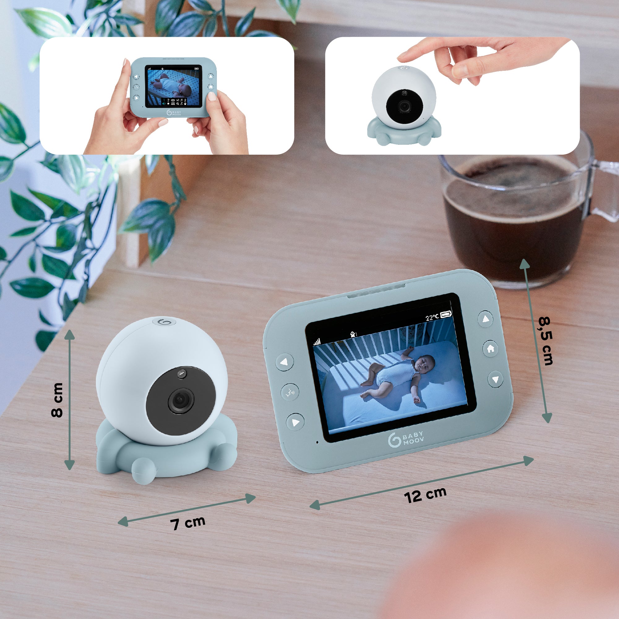 Babyphone Vidéo Nomade - YOO Roll