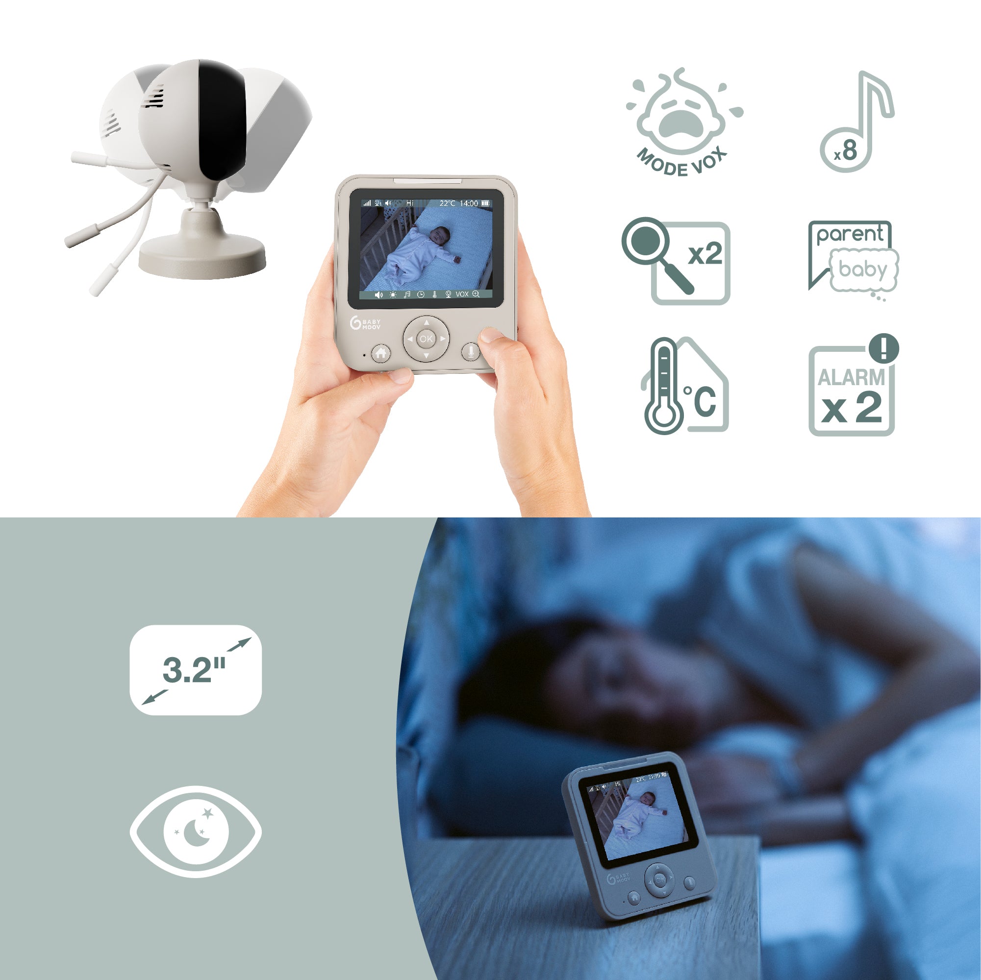 Babyphone caméra essentiel Yoo Start