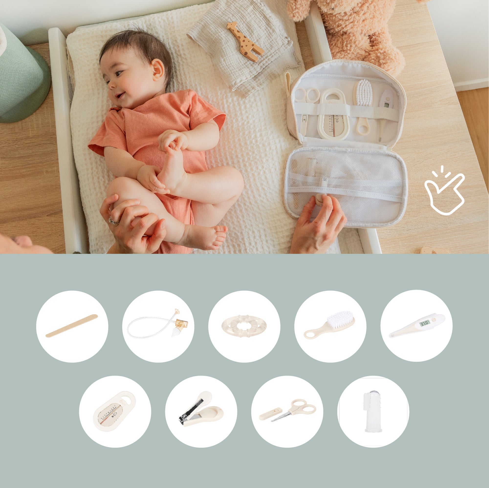 Trousse de soin bébé Sand