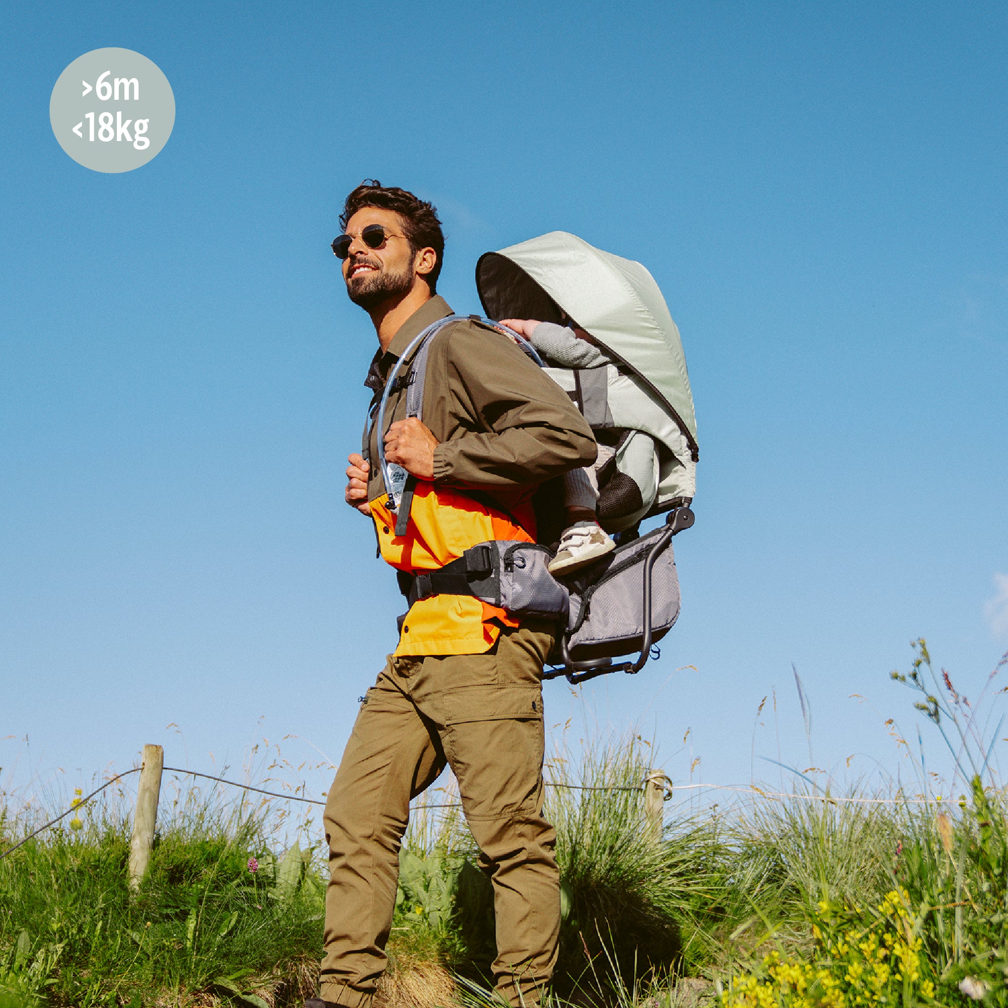 Porte-bébé de randonnée Moov & Hike