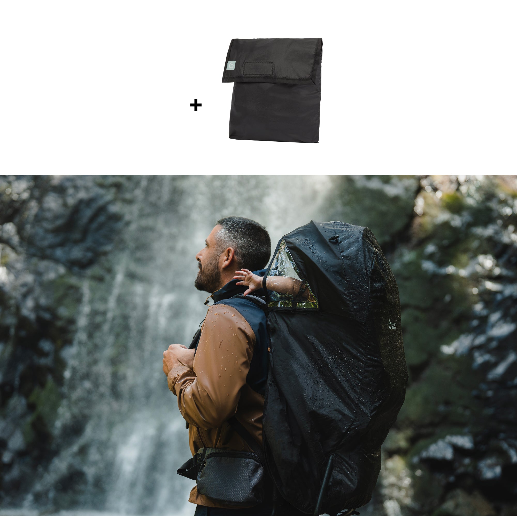 Moov & Hike (+) Rugdrager en regenhoes