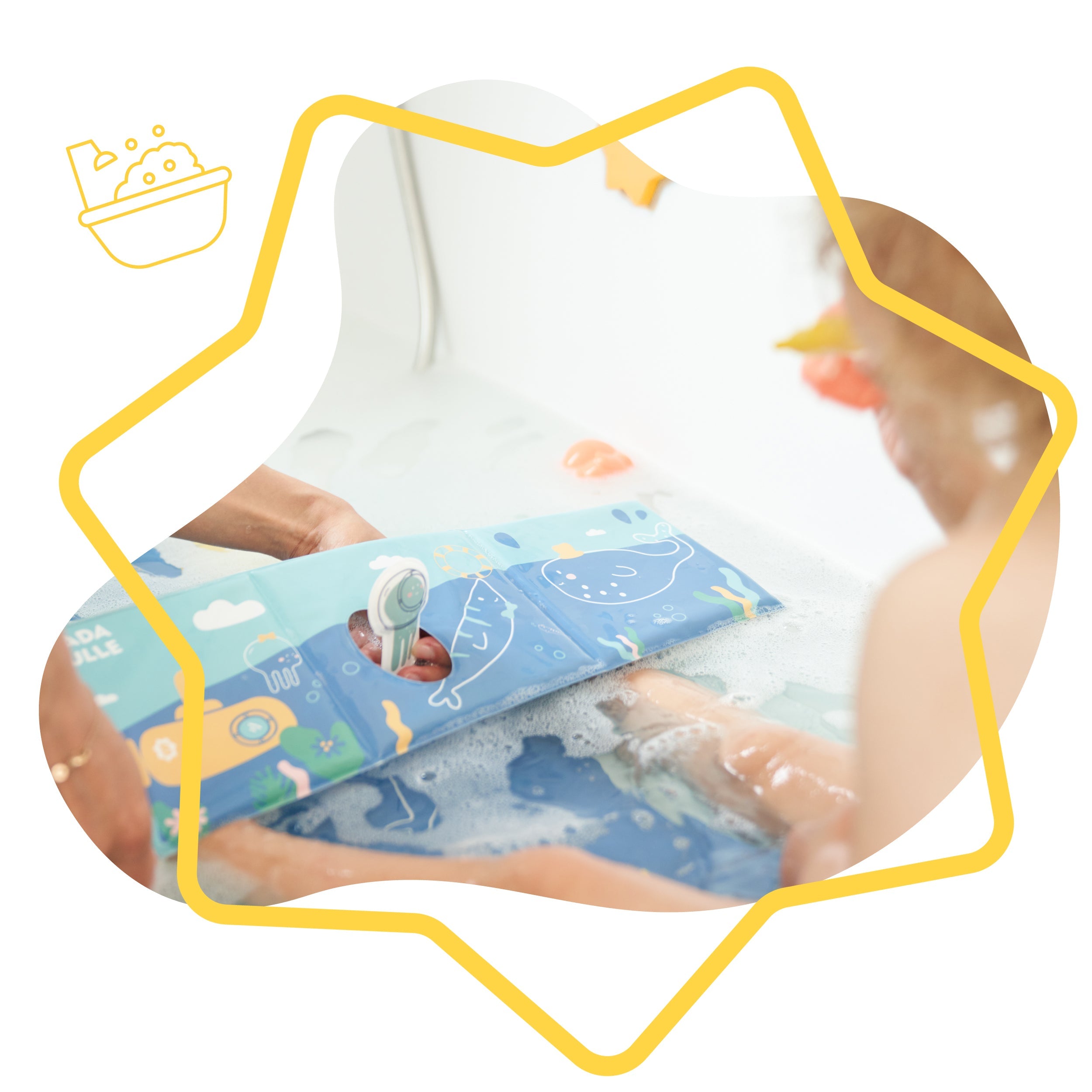 Livre de bain & marionnette