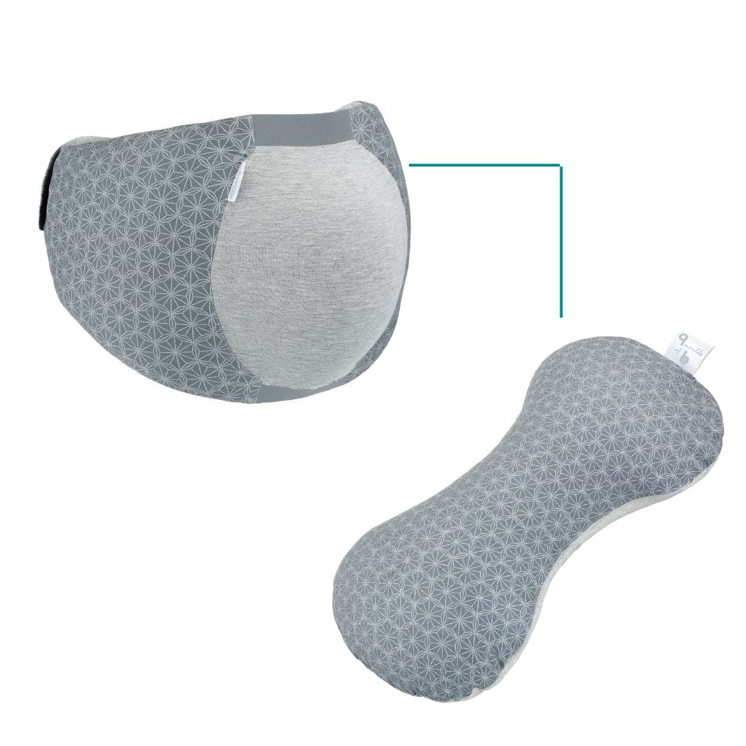 Pack Dream Belt Smokey + coussin d'allaitement Mum & b
