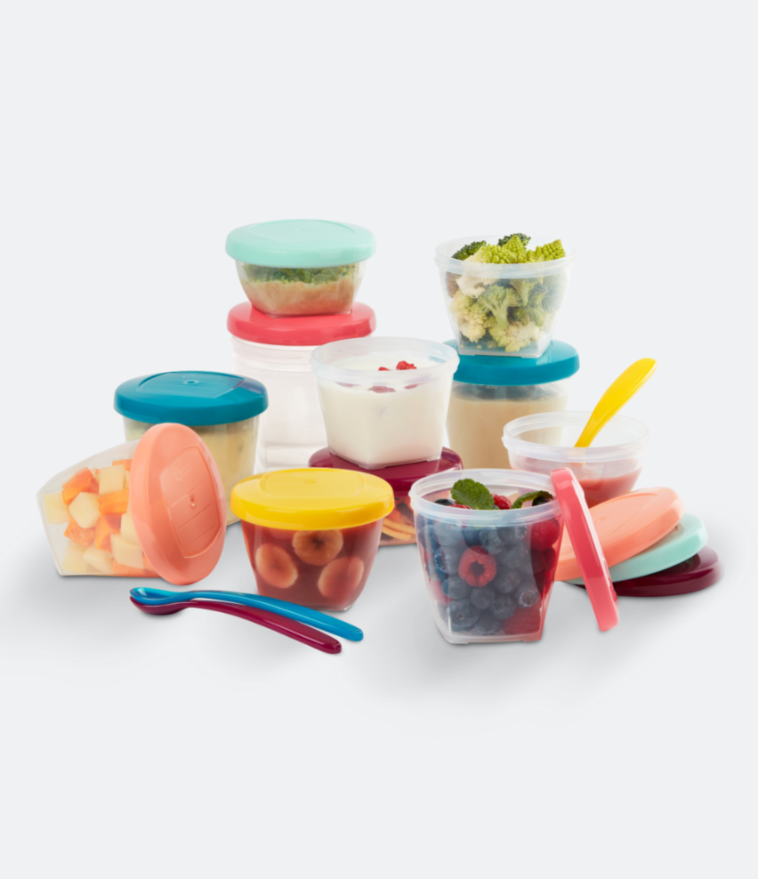 Lot de 12 Babybols - Contenants repas pour bébé