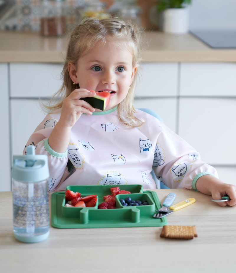 Assiette à compartiments antidérapante en silicone