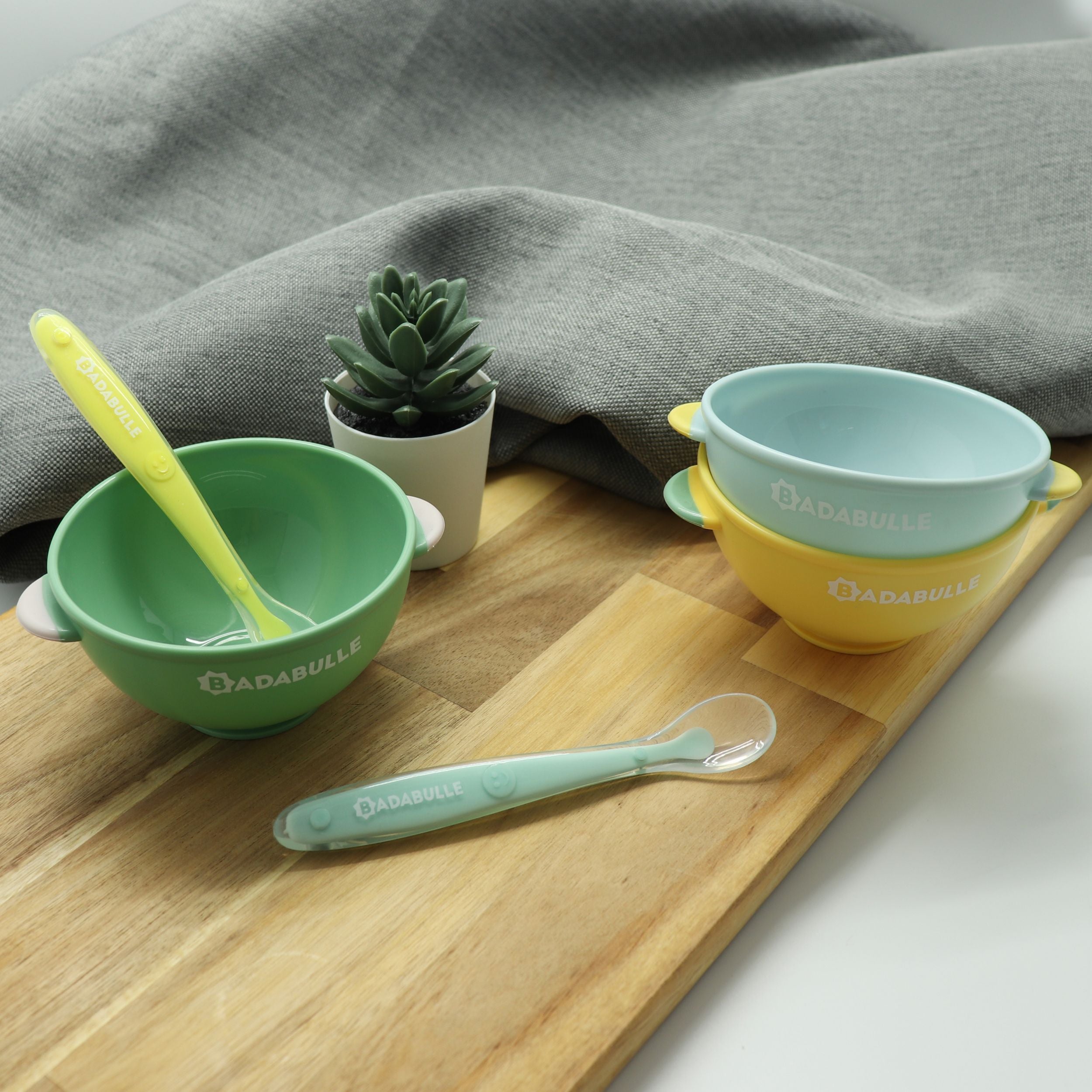 Lot de 6 cuillères en silicone