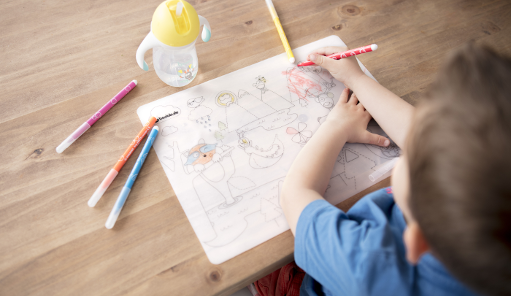 Placemat inkleuren
