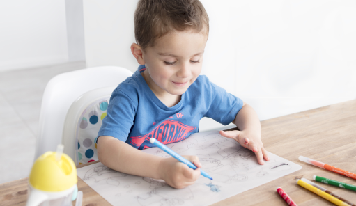 Placemat inkleuren