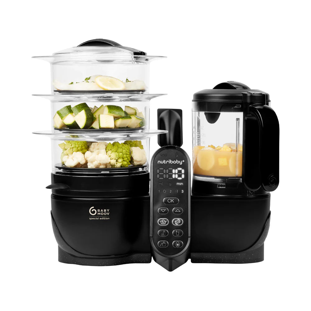 Bol de mixage avec Lame Nutribaby(+) XL Mineral Black
