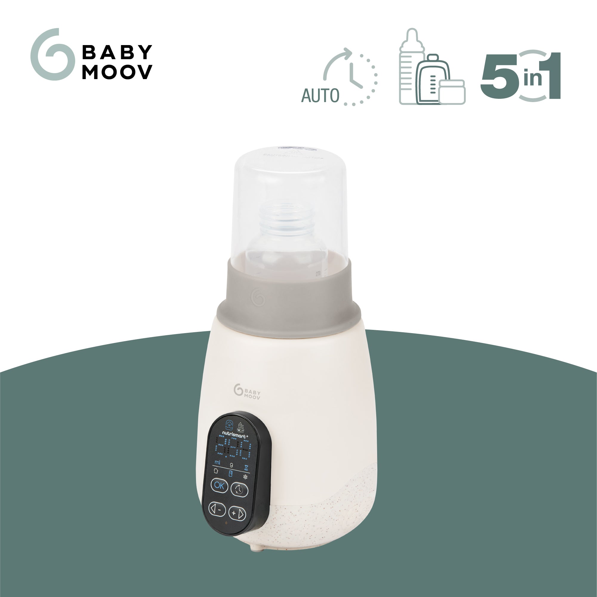 Chauffe-biberon et stérilisateur NutriSmart+ - Babymoov