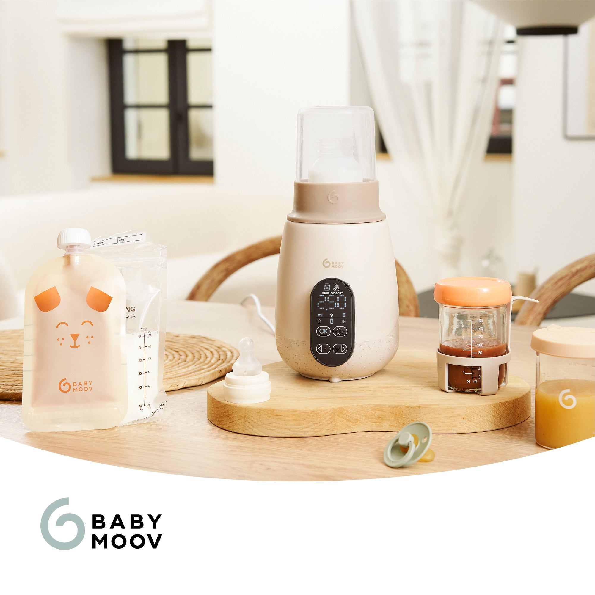 Chauffe-biberon et stérilisateur NutriSmart+ - Babymoov