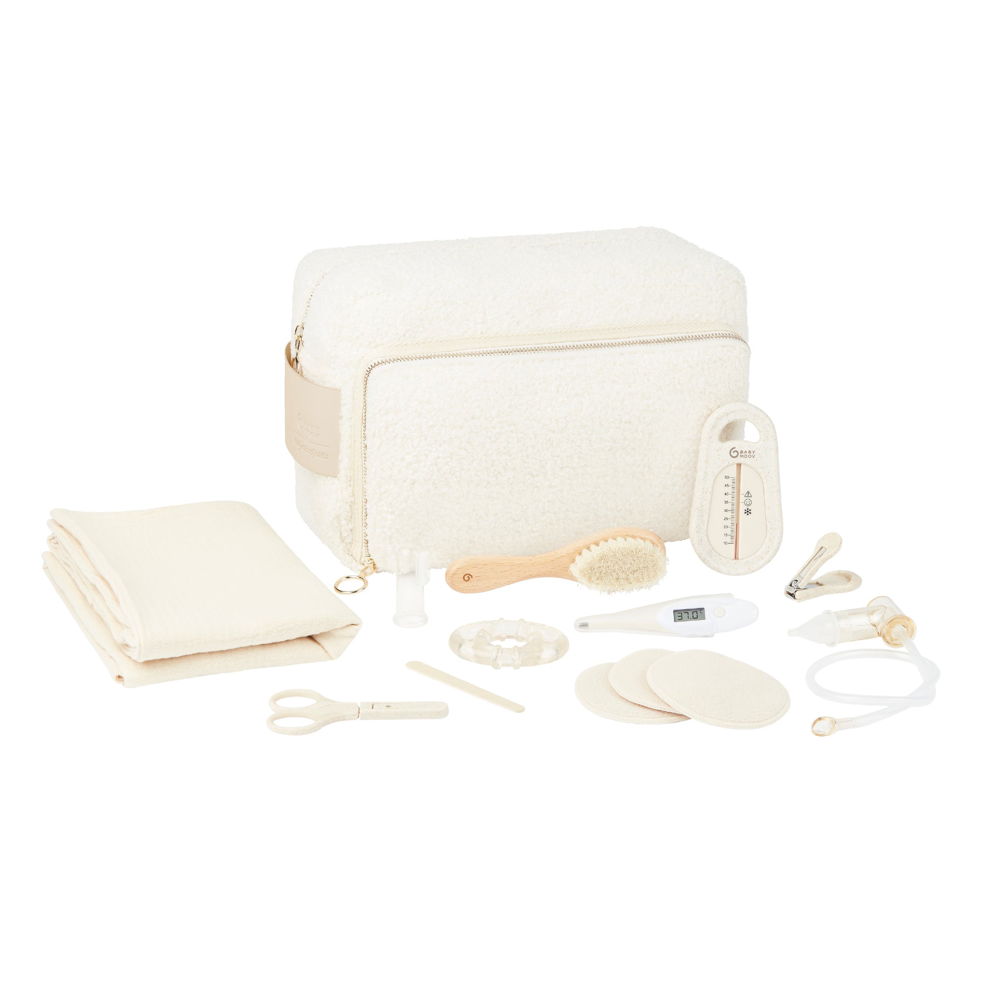 Trousse de toilette bébé Curl White – Babymoov x @babyatoutprix