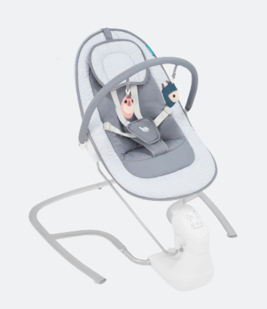 Balancelle bébé motorisée Crème avec télécommande - Babymoov