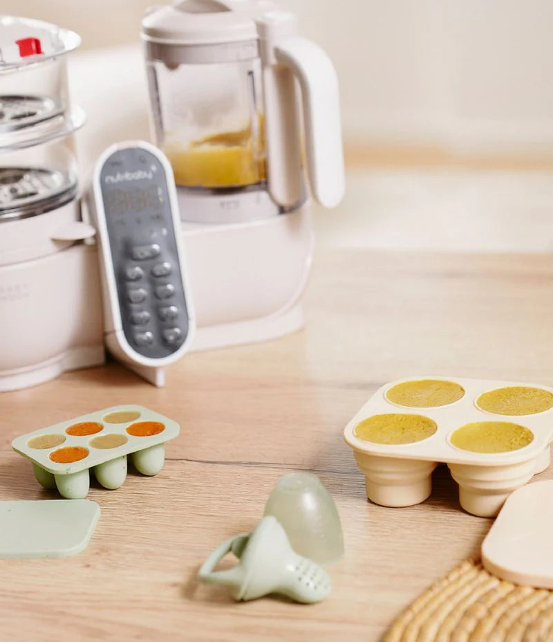 Set de contenants en silicone et grignoteuse