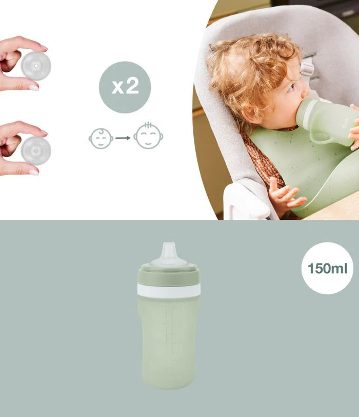 Gourde en silicone 6m+ 150ml