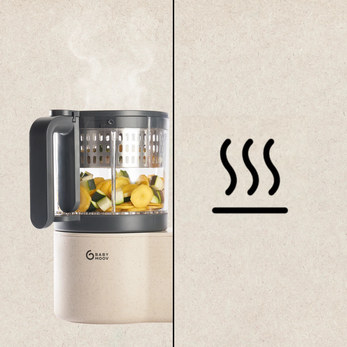 Fonction cuisson vapeur du Nutribaby Evolution
